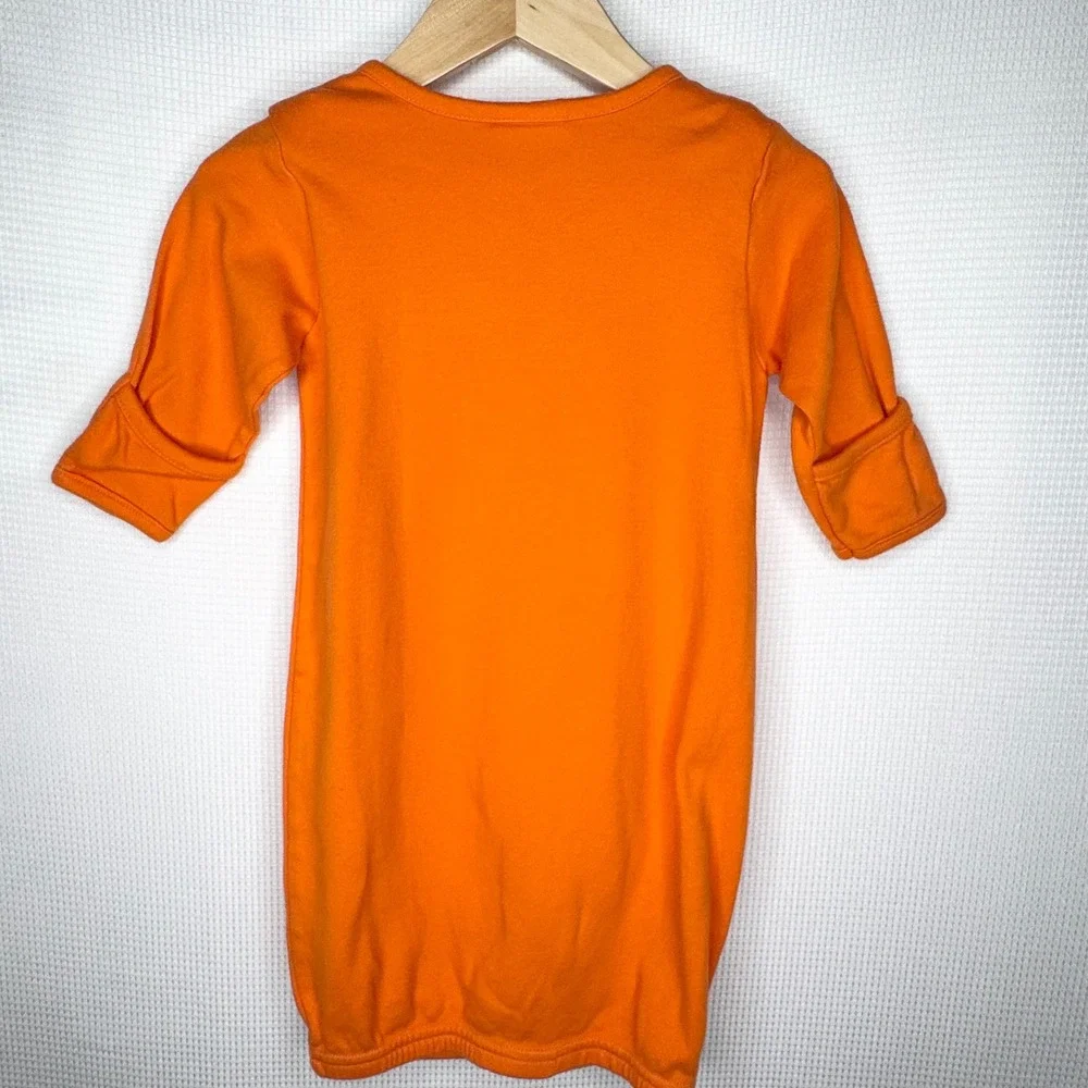 Vintage Disney Baby Embroidered Tigger Orange Sleeper Gown 3-6 Months Early 90s